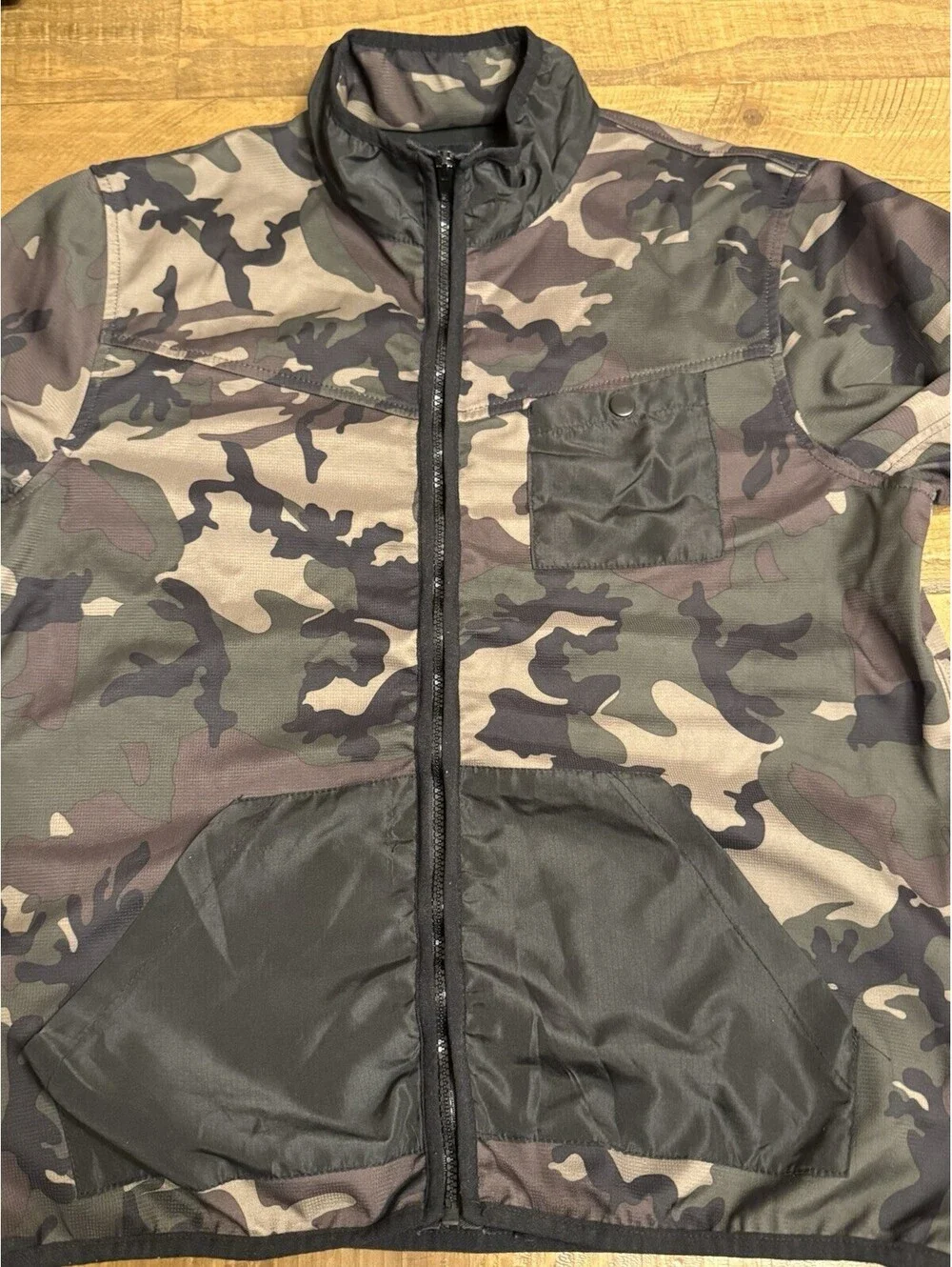 Nomad Fleece Lined Full Zip Camo Jacket Men’s M Hunting Outdoors